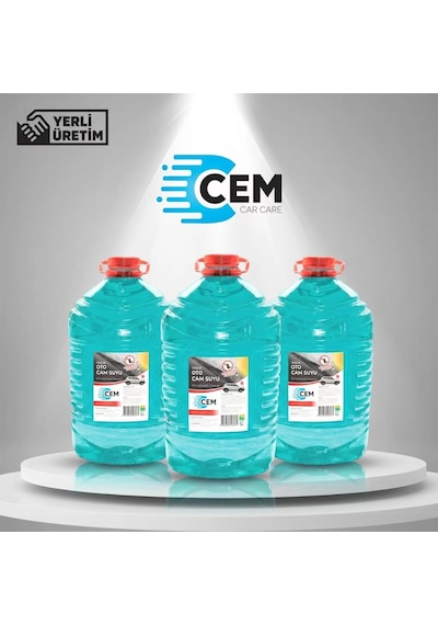Cem Car Care Yazlık Cam Suyu 5 Lt 3'lü Avantaj Paket