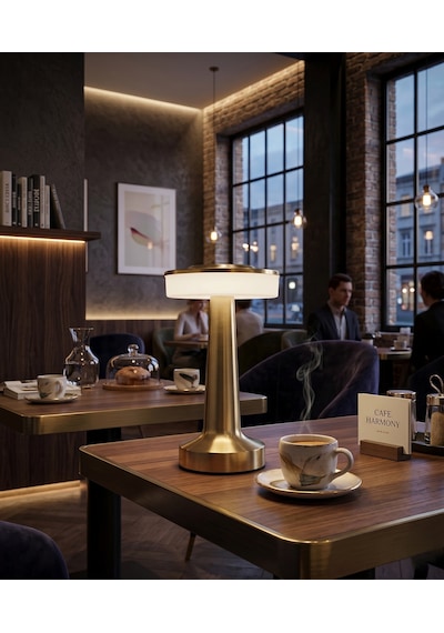 Cata Ct 8435 Oslo Gold Kasa Şarjlı Masa Lambası 3 Renk