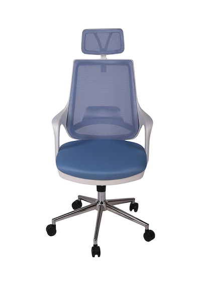 Ofisbazaar Buya Beyaz Fileli Ofis Koltuğu Ergonomik Ve Modern Tasarım Açık Mavi Mavi Ofisbazaar Buya Beyaz Fileli Ofis Koltuğu Ergonomik Ve Modern Tasarım Açık Mavi Mavi