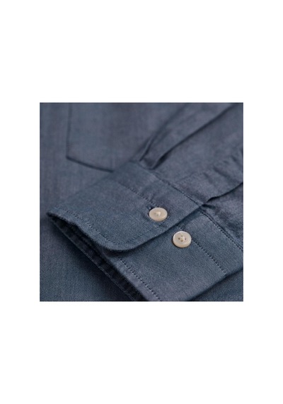 Gant Erkek Lacivert Regular Fit Düğmeli Yaka Oxford Gömlek-24292