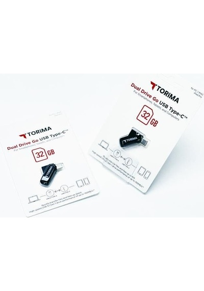 Özel Üretim Usb Flash Bellek Type C Otg Çift Sürücülü 32gb Siyah Yazma Taşınabilir Aktarım