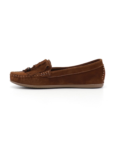 Gönderi(R) Gönderi R Kadın Taba Süet Fiyonklu Hakiki Deri Comfort Loafer Dyza86037180