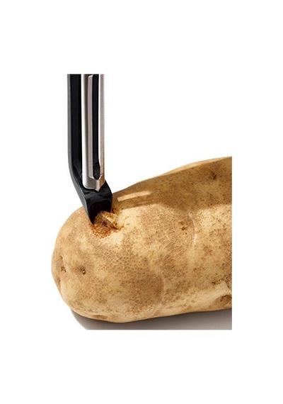 Ayrex Oxo Good Grips Aksesuarlı Döner Soyma Aleti/tasarruflu Soyma Aleti, Siyah Diğer
