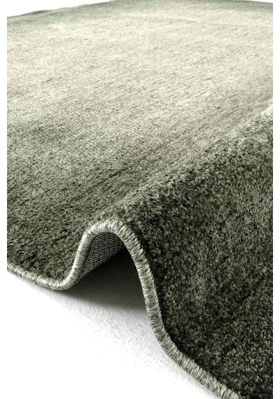 Hoom Rugs Etro 2707 Yeşil Çerçeveli Vintage Desenli Salon Halısı
