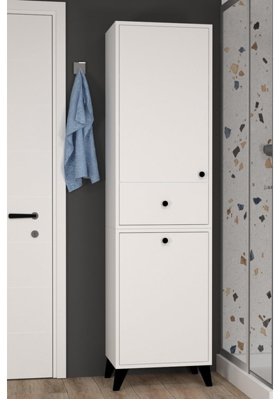 Umay Sepetli Modern Banyo Dolabı Çok Renkli Umay Sepetli Modern Banyo Dolabı Çok Renkli