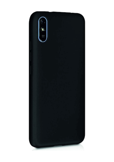 Xiaomi Redmi 9a Kılıf Kamera Korumalı Silikon Rubber Arka Kapak Siyah