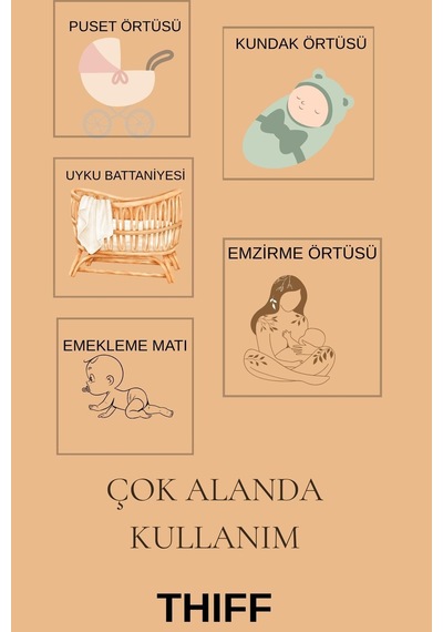 3'lü 80x80 %100 Pamuk Müslin Bebek Örtüsü Seti + Hediye Ağız Mendili Nefes Alan Yumuşak Battaniye Renkli