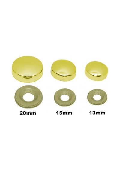 Metal Vida Kapama Zamak 20 Mm Altın Sarı 10 Adet Pk001ay00460 Renkli