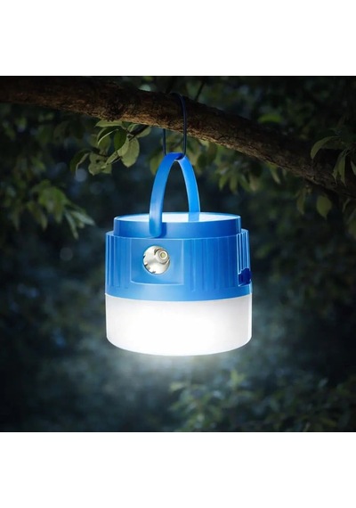 Ack Sarjli Dokunmatik 2 Kademeli Blue Gövde Fenerli Led Lamba 7500k 8w Ip20 Ac04-00130