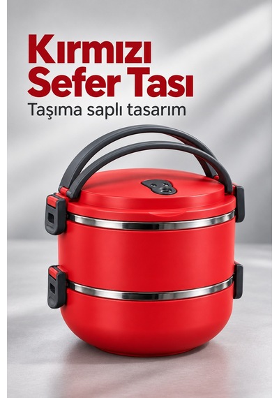 2li Sefer Tası - Lisinya Kırmızı