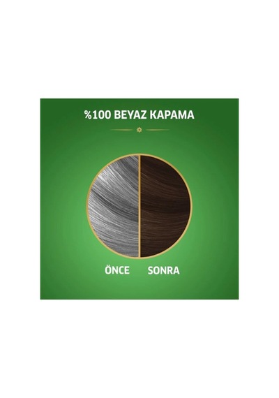 Hubrendy Tedarik Naturals Saç Boyası Koyu Kestane 3/4
