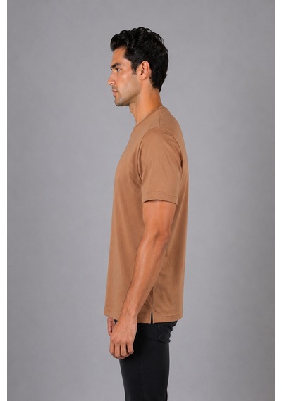 Bisse Taba Bisiklet Yaka T-shirt Ts26y26100 D13