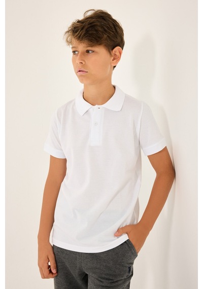 Rolypoly Erkek Çocuk Beyaz T-shirt 5274-49297 Beyaz