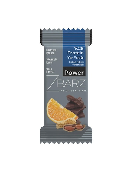 Zbarz Power Portakal Kakao Yer Fıstıklı Protein Bar 12 x 35 G