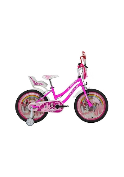 Bisan Queen Kız Çocuk Bisikleti 30cm V 20 Jant Pembe