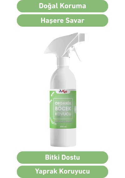 Bykurt Organik Böcek Kovucu 500ml Unlu Bit, Trips, Yeşil Bit, Kırmızı Örümcek Karşıtı 500 ML