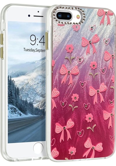 İphone 7 Plus Kılıf Blade Aynalı Desenli Kapak - Desen 3