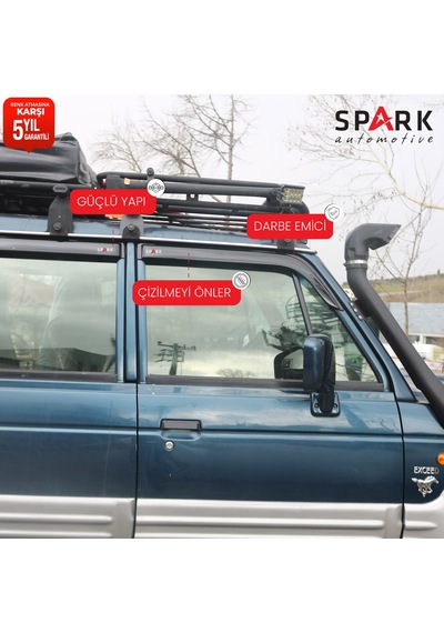 Hyundai Galloper 1997-2003 Yıl Aralığı Yan Cam Rüzgarlık 4 Prç.