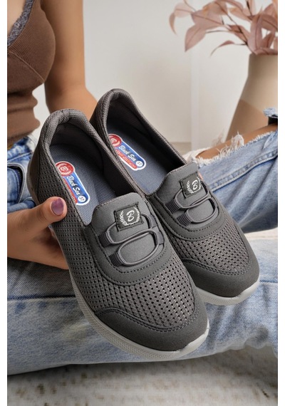 Nesilshoes Nesil Shoes Bsea 575 Füme Memory Foam Kadın Yürüyüş Ayakkabısı Nesilshoes Nesil Shoes Bsea 575 Füme Memory Foam Kadın Yürüyüş Ayakkabısı