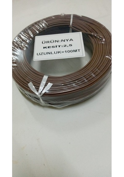 2.5 Mm 100 Metre Kahverengi Nya Kablo 1