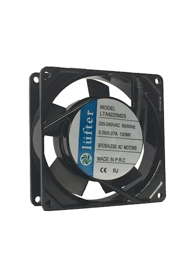 Lüfter 92X92X25Mm 220V 0.07/0.06A Kare Fan