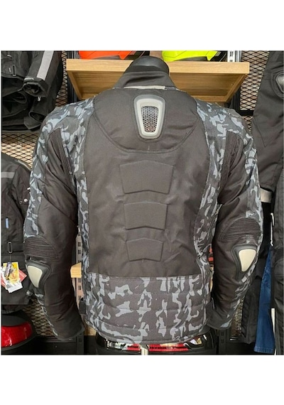 Motoanl Motosiklet Montu Ce Onaylı Reflektörlü 4 Mevsim Maxdura Kumaş Hörgüçlü Model Motor Mont Camo