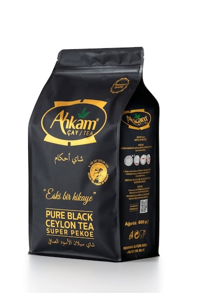Ahkam Tea 1 Adet 800 Gr'lık Siyah Çay %100 Saf Ceylon Super Pekoe