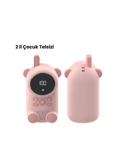 Lcd Ekranlı Bebek M2 Telsizi - Lisinya Pembe