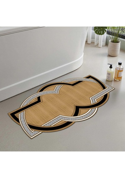 2'li Set Banyo Paspası, Yumuşak Banyo Halısı, Kaymaz Dot Tabanlı, Su Emici, Makinede Yıkanabilir - 40x60-50 X 80 C Diğer