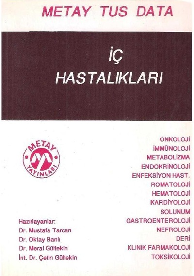 İç Hastalıkları Metay Tus Data - 2.el