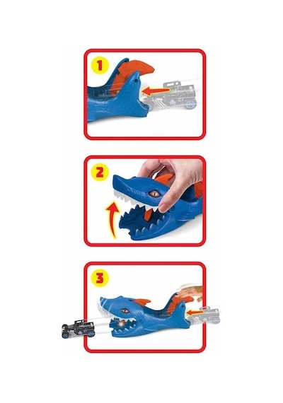 Hot Wheels Vahşi Fırlatıcılar Serisi Köpekbalığı  Gvf41-Gvf43