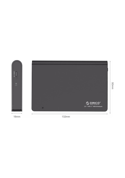 Orıco 2598C3-Bk Sata Harici 2.5” Type C Usb 3.1 Harddisk Kutusu (99750796)