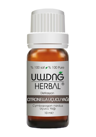 Uludağ Herbal Sitronella Uçucu Yağı Cymbopogon Nardus 10 Ml