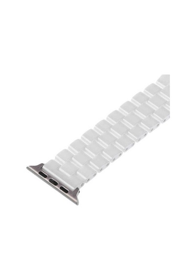 Watch 44mm Uyumlu Krd-15 Metal Gllp Kordon-beyaz