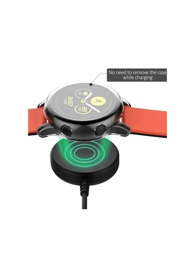 Samsung Galaxy Watch 6 İle Uyumlu Akıllı Saat Usb Şarj Aleti Akıllı Saat Şarj Kablosu Manyetik Siyah Çok Renkli