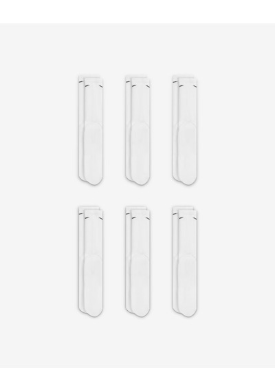 Nike Everyday Plus Destekli Antrenman Crew Çorapları 6 Çift Beyaz Sx6897-100