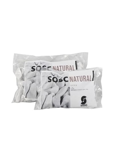 Natural Beyaz Dolomit Dekoratif Çakıl Taşı, İç Ve Dış Mekan Peyzaj İçin, 2-4 Cm, 1 Kg, Bahçe Saksı Süsü