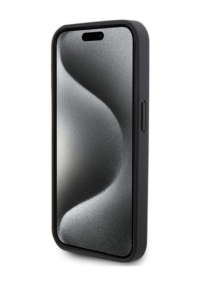 Apple Uyumlu iPhone 15 Pro Kılıf U.s. Polo Assn. Lisanslı Deri Şeritli Logo Dizayn Kapak Lacivert