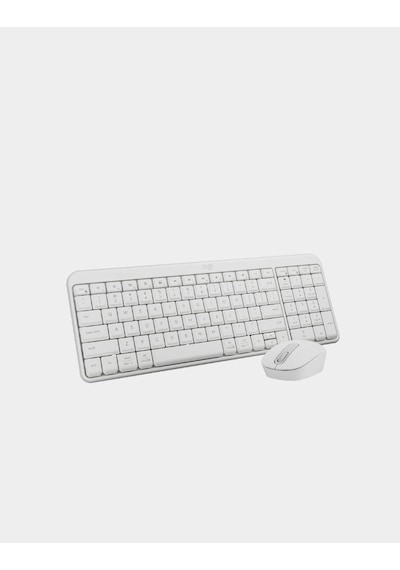 Logitech Mk250 Kablosuz Bluetooth Kablosuz Klavye Ve Mouse Seti Beyaz