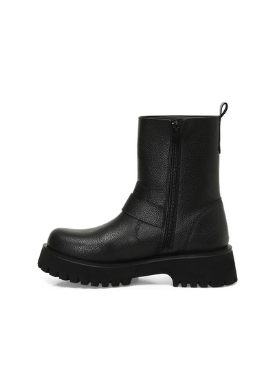 Butigo 24k-661 4pr Siyah Kadın Biker Bot 000000000101925003 Siyah