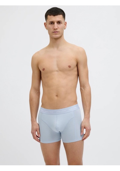 Jack & Jones Jactom Bamboo Erkek 3 Lü Set Yeşil Mavi Siyah Boxer 12277176 Çok Renkli