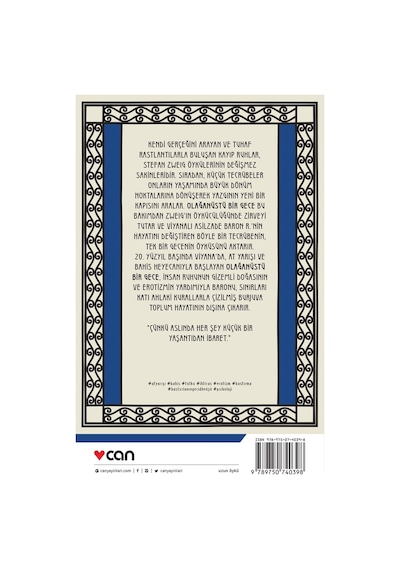Olağanüstü Bir Gece - Stefan Zweig - Can Yayınları