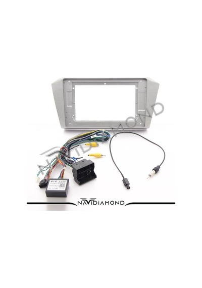 Özer Elektronik Volkswagen Passat B8 Metalik Gri Androıd Teyp Çerçeve 10 Inch - Soket - Canbus 10 İnç