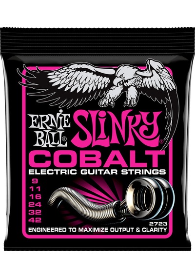 Ernie Ball 2723 Cobalt Super Slinky Elektro Gitar Teli (9-42)