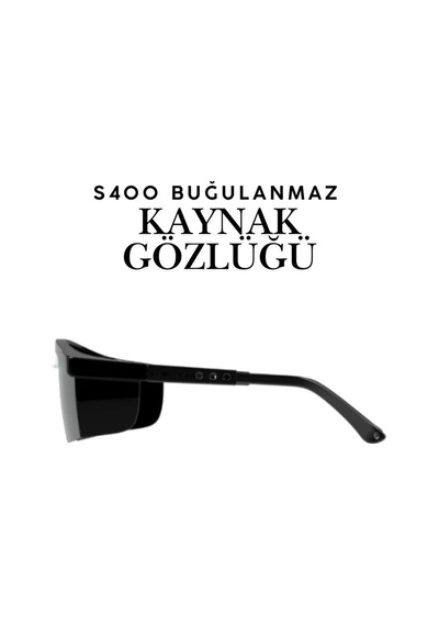 S400 Buğulanmaz Kaynakçı Gözlüğü Siyah İş Güvenliği Gözlüğü Anti-fog Kulak Ayarlı Kol Uzatmalı S400 Buğulanmaz Kaynakçı Gözlüğü Siyah İş Güvenliği Gözlüğü Anti-fog Kulak Ayarlı Kol Uzatmalı