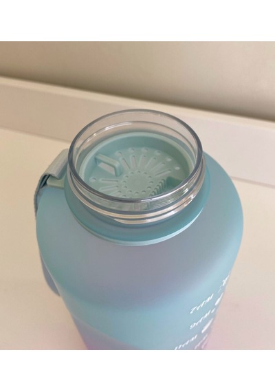 Shop-Set 2000 Ml Tritan Motivasyonlu Su Matarası Süzgeçli Lila - Açık Mavi Shop-Set 2000 Ml Tritan Motivasyonlu Su Matarası Süzgeçli Lila - Açık Mavi