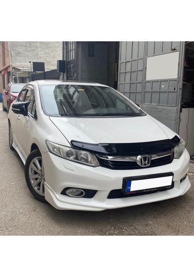 Sts Oto Aksesuar Honda Civic Fb7 2012-2016 Batman Yarasa Ayna Kapağı Piano Black Abs Plastik (01)