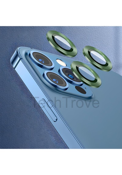 Apple İphone 11 Pro Kamera Lens Koruyucu Parmak İzi Bırakmayan A+ Kalite Koyu Yeşil