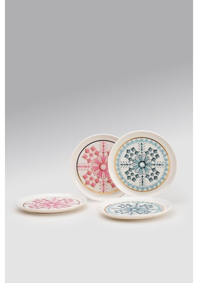 Moderna 4 Parça 15 Cm Pasta Tabağı Chirpy Açık