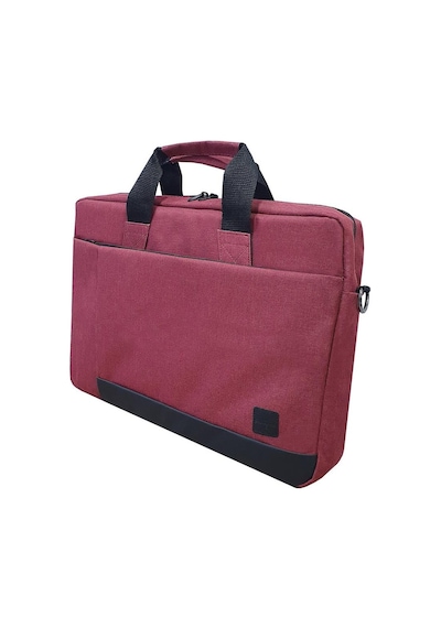 Gbmotion 3 Bölmeli Evrak Laptop El Omuz Çantası 17,3 İnç Bordo